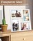 4x6 Picture Frames Collage, Collage Frame Wall Decor Display Four 4x6 Family Photos, Glass Front, Wall Hanging or Tabletop, White